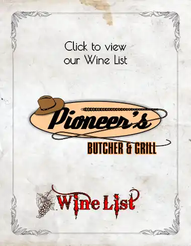 Pioneer's Wine List